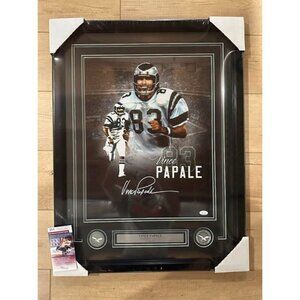 Vince Papale signed autographed Philadelphia Eagles 16x20 framed photo JSA